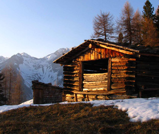 Alp in winter